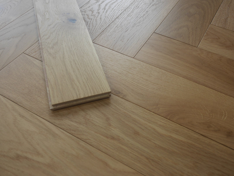 Herringbone Engineered Classic Oak 14mm x 125mm - Matt Lacquered