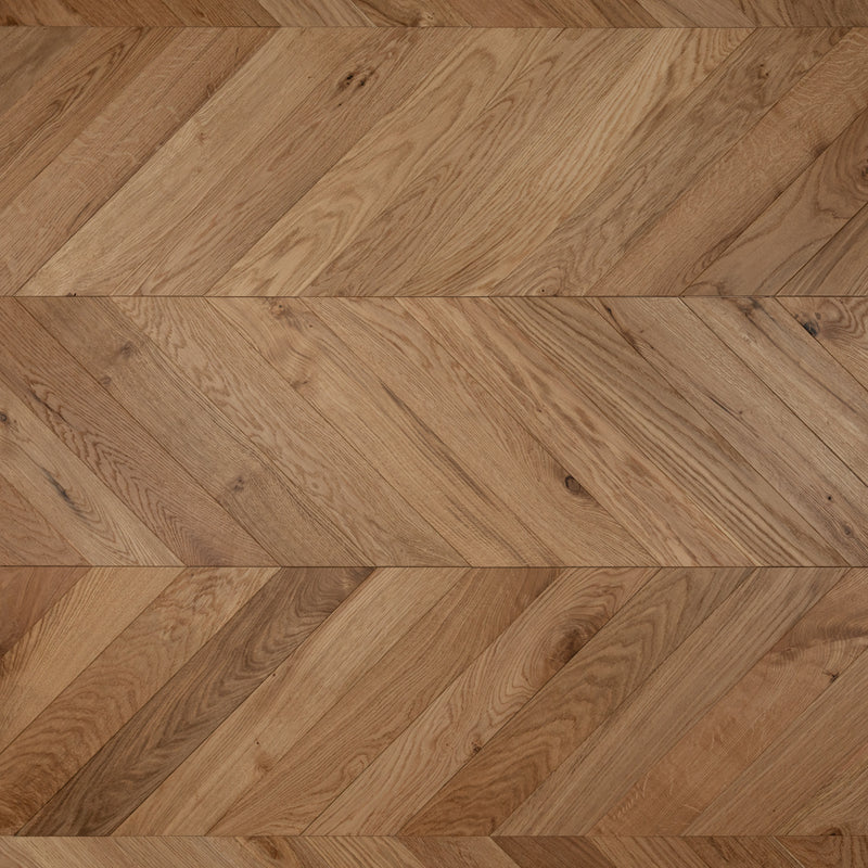 Chevron Engineered Classic Oak  14mm x 90mm - Matt Lacquered