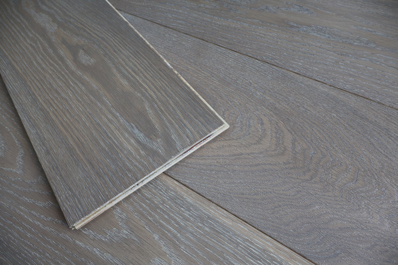 Engineered Classic Oak Flooring 15mm x 260 Smoked White Oiled