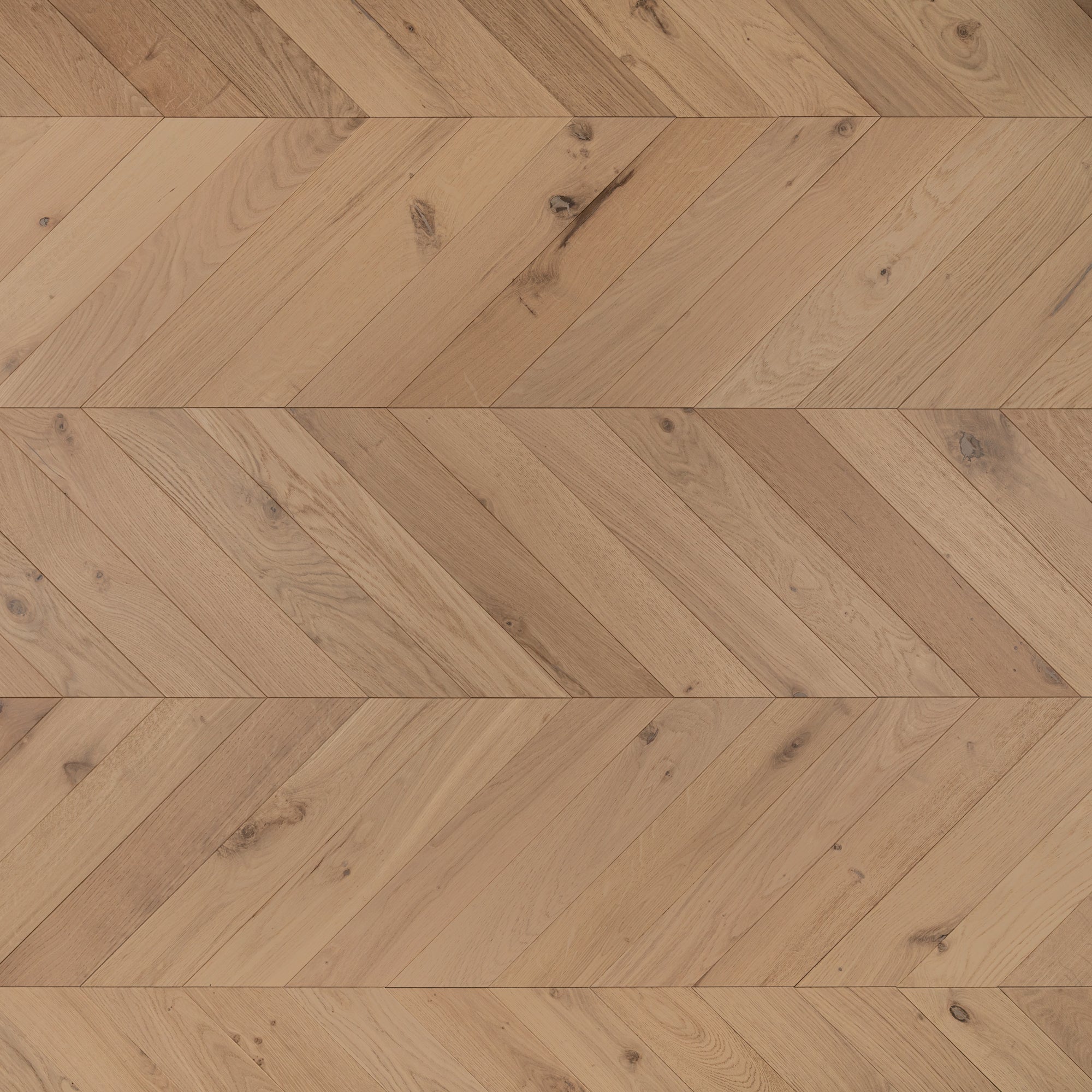 Chevron Engineered Classic Oak  14mm x 90mm - Invisible Lacquered