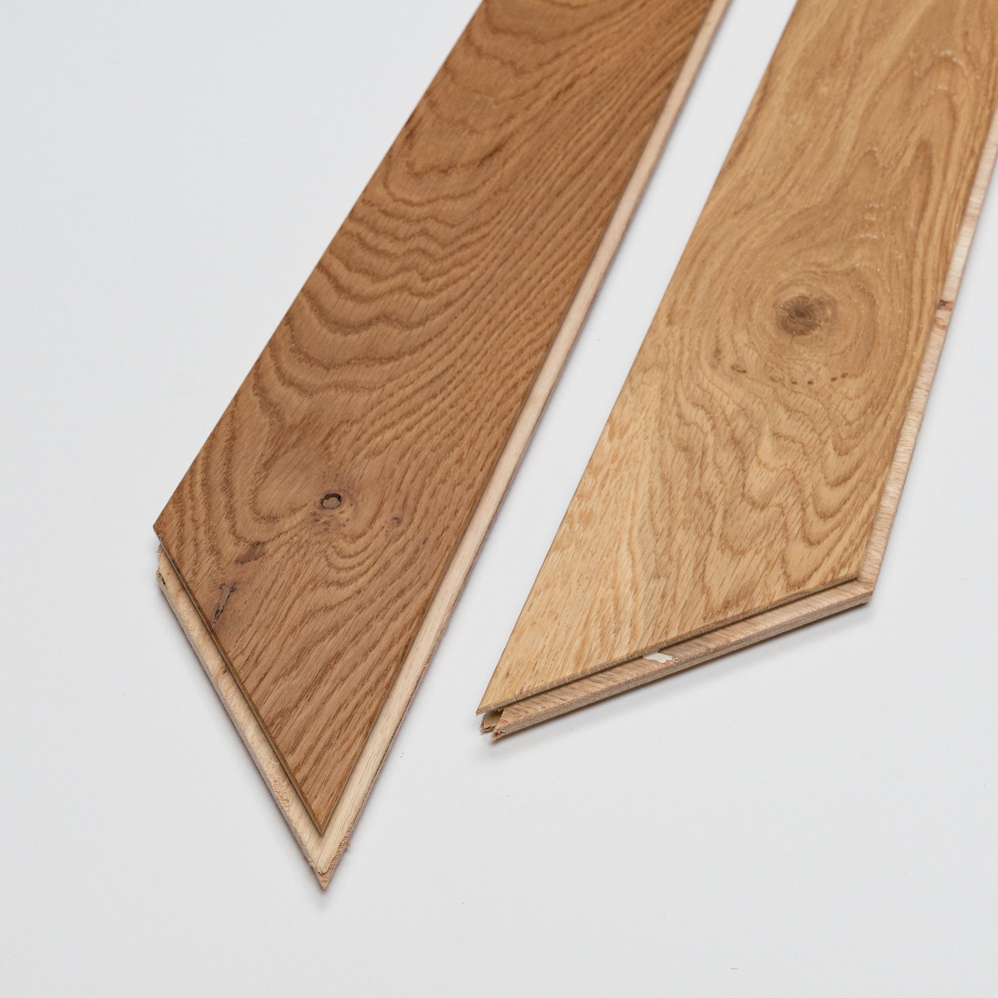 Chevron Engineered Classic Oak  14mm x 90mm - Matt Lacquered