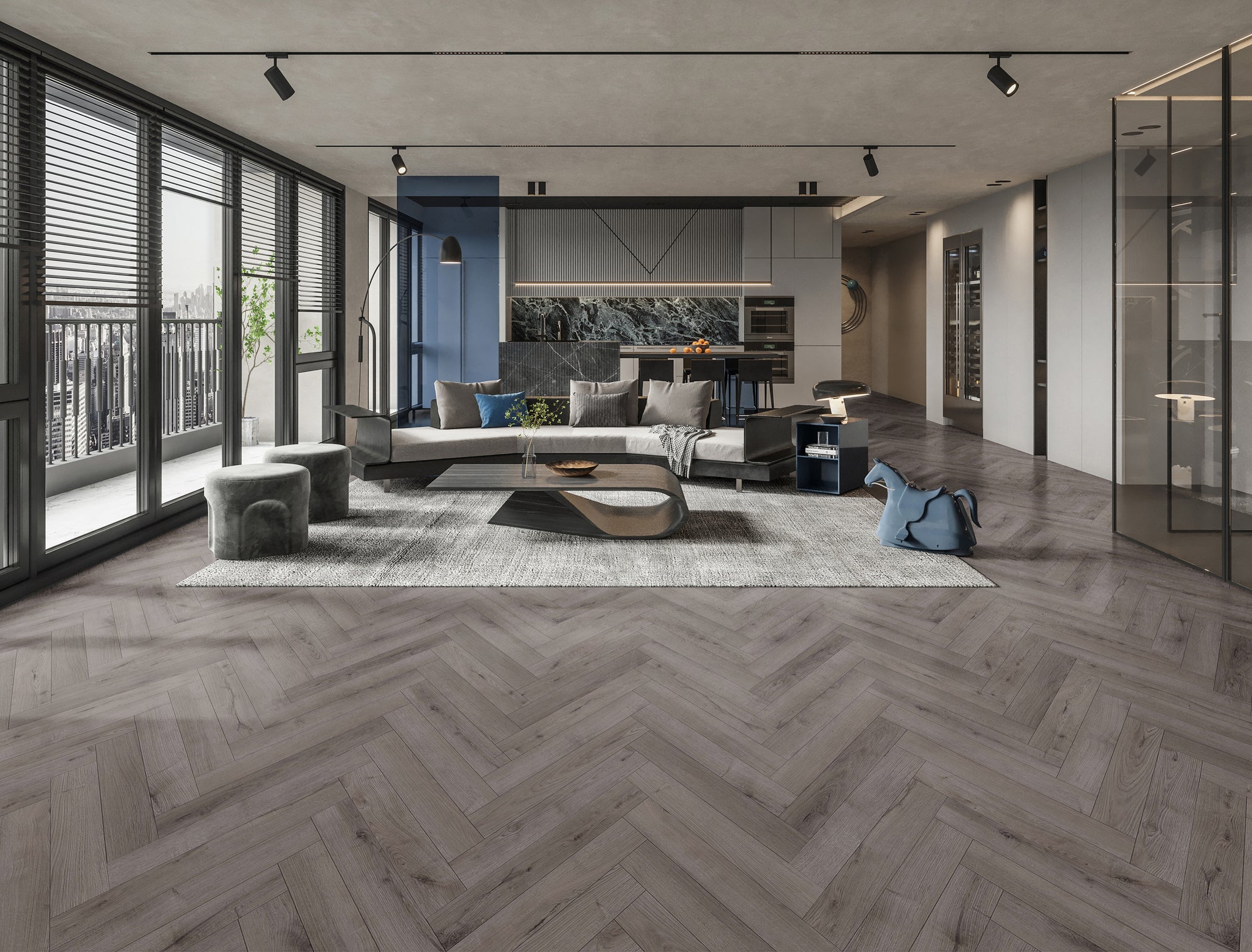Night Fall Herringbone