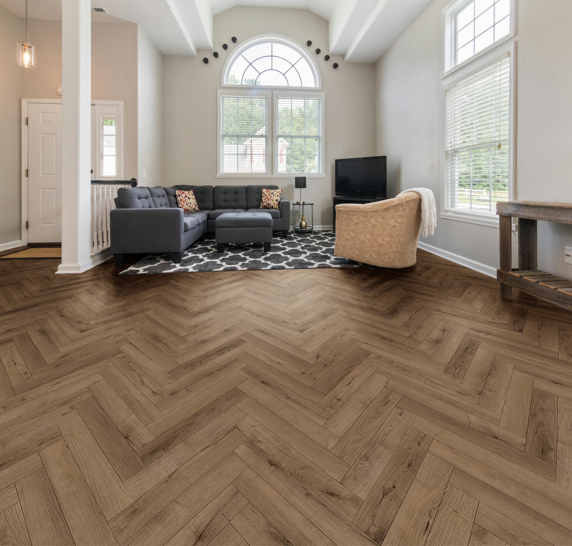 Whisky Oak Herringbone