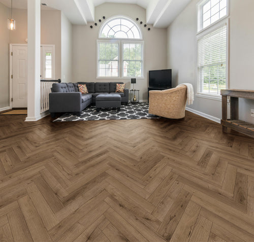 Whisky Oak Herringbone