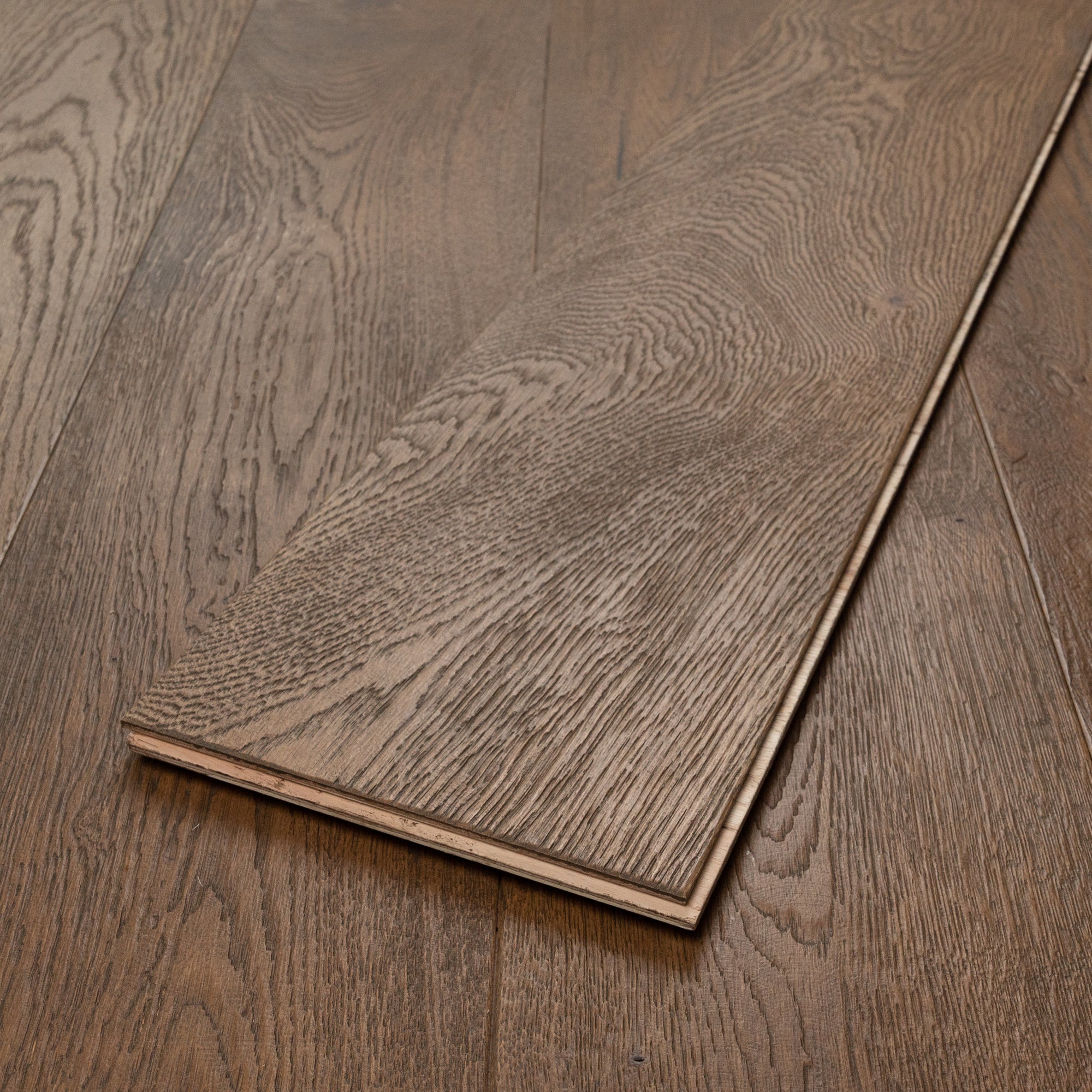 Engineered Antique Oak Flooring 15mm x 220 Golden Brown Oiled