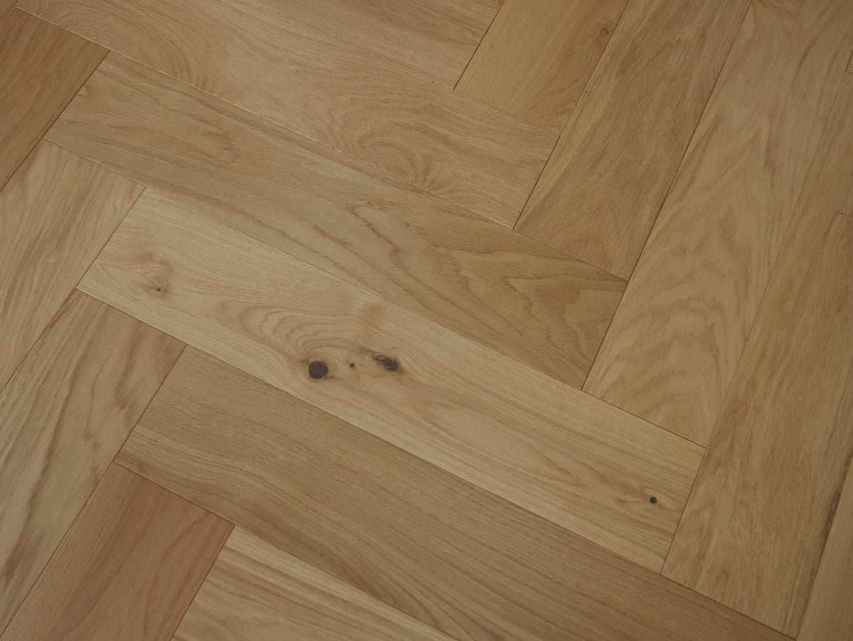 Herringbone Engineered Classic Oak 14mm x 125mm - Matt Lacquered